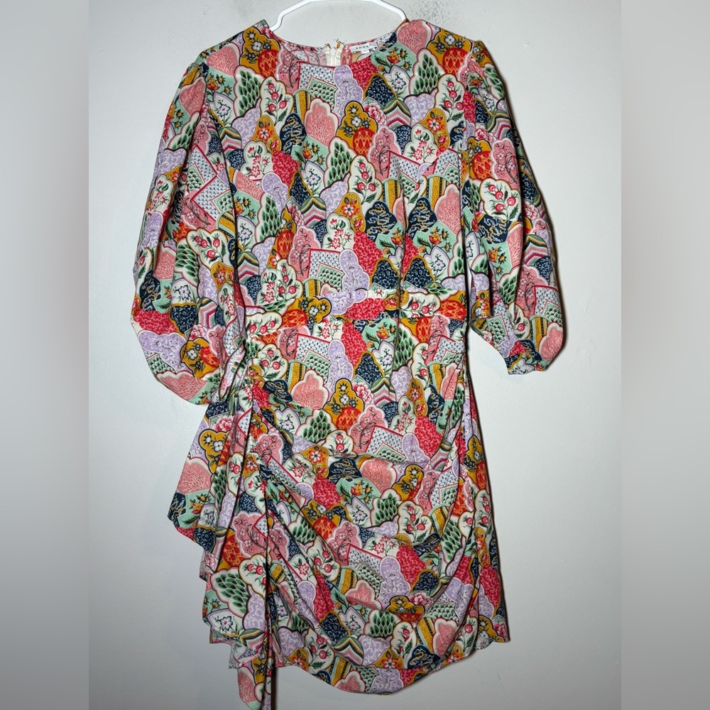 RHODE Multicolor Floral Mini Dress - Picture 2 of 5